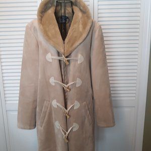 CHAPS Suede Coat
